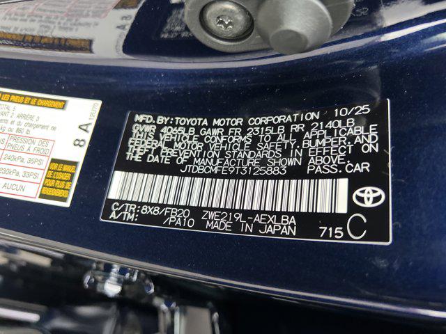 2026 Toyota Corolla Hybrid Hybrid LE