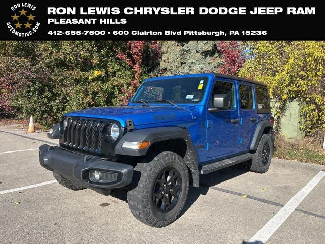 2021 Jeep Wrangler Unlimited Willys Sport 4x4 2021 Jeep Wrangler Unlimited Willys Sport 4x4