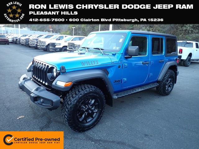2021 Jeep Wrangler Unlimited Willys Sport 4x4 2021 Jeep Wrangler Unlimited Willys Sport 4x4