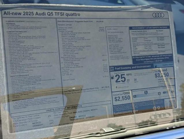 2025 Audi Q5 Premium Plus TFSI quattro S tronic