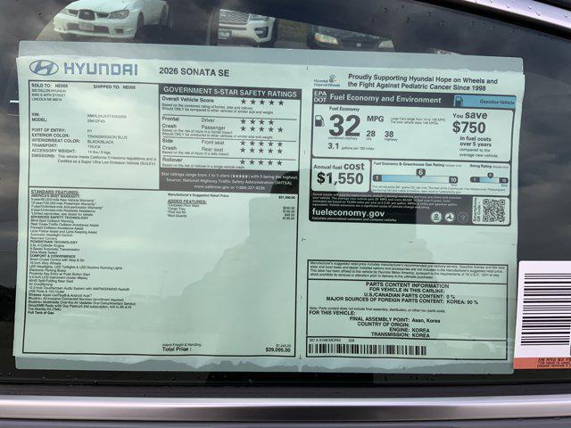 2026 Hyundai Sonata SE
