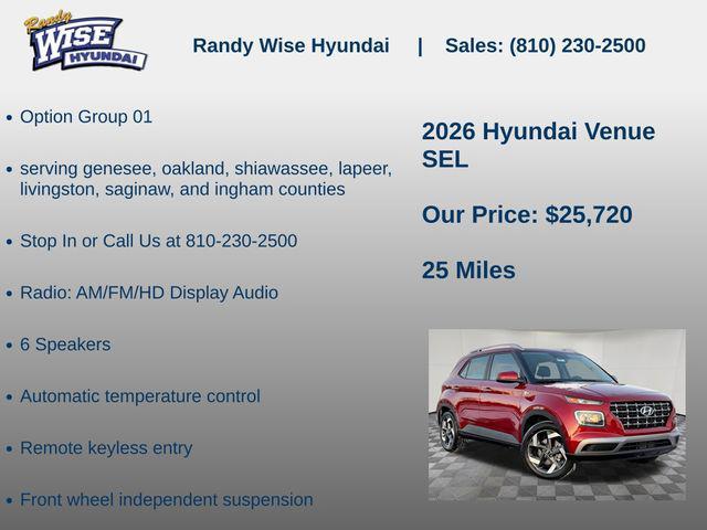 2026 Hyundai Venue SEL