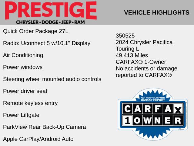 2024 Chrysler Pacifica Touring L