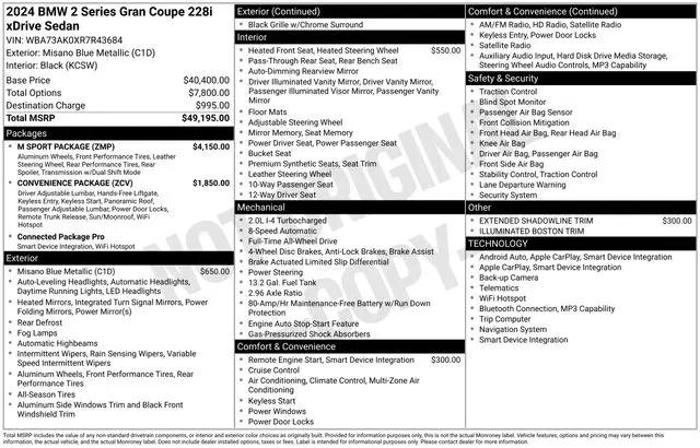 2024 BMW Coupe xDrive