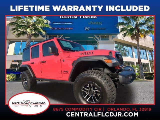 2026 Jeep Wrangler 4-Door Willys 4x4 for sale in Orlando, FL