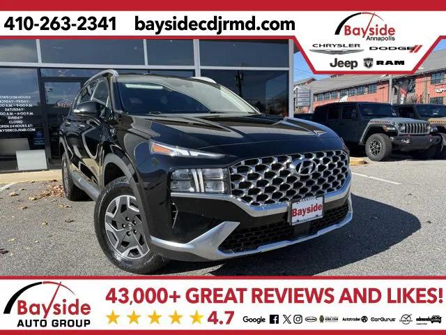 2021 Hyundai Santa Fe Hybrid Blue 2021 Hyundai Santa Fe Hybrid Blue