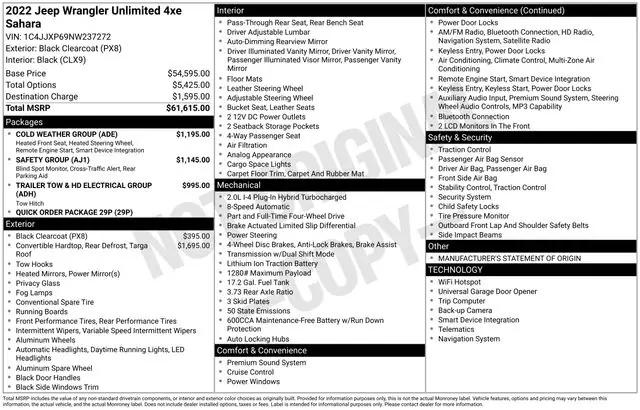 2022 Jeep Wrangler 4xe Unlimited Sahara 4x4