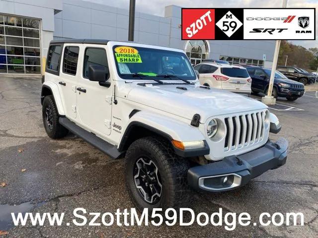 2018 Jeep Wrangler Unlimited Sahara 4x4 2018 Jeep Wrangler Unlimited Sahara 4x4
