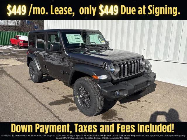2026 Jeep Wrangler WRANGLER 4-DOOR SPORT S