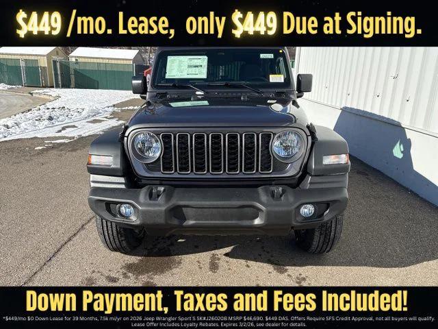 2026 Jeep Wrangler WRANGLER 4-DOOR SPORT S