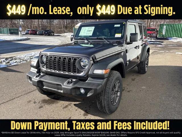 2026 Jeep Wrangler WRANGLER 4-DOOR SPORT S