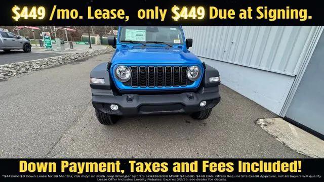 2026 Jeep Wrangler WRANGLER 4-DOOR SPORT S