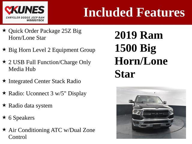 2019 RAM 1500 Big Horn/Lone Star Crew Cab 4x4 57 Box 2019 RAM 1500 Big Horn/Lone Star Crew Cab 4x4 57 Box