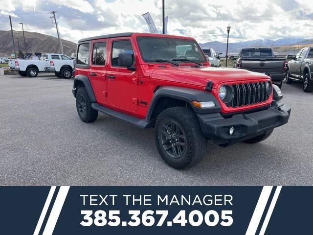 2024 Jeep Wrangler 4-Door Sport S 4x4 2024 Jeep Wrangler 4-Door Sport S 4x4