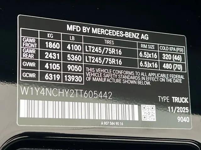 2026 Mercedes-Benz Sprinter 2500 High Roof 4-Cyl Diesel HO