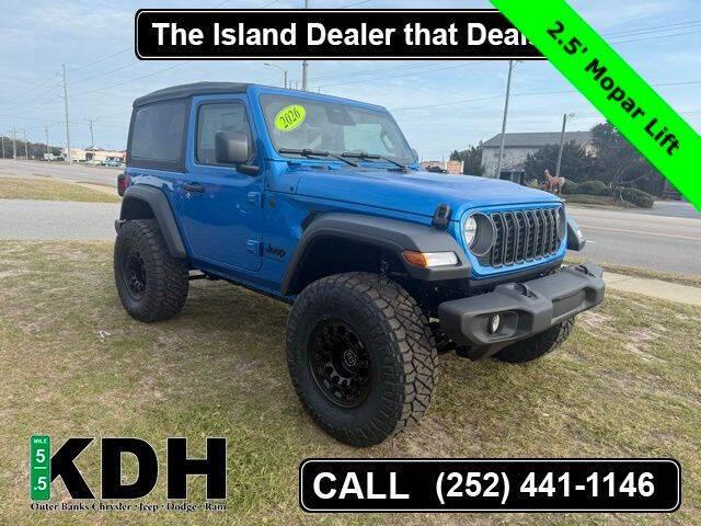 2026 Jeep Wrangler 2-Door Sport S 4x4 for sale in Kill Devil Hills, NC