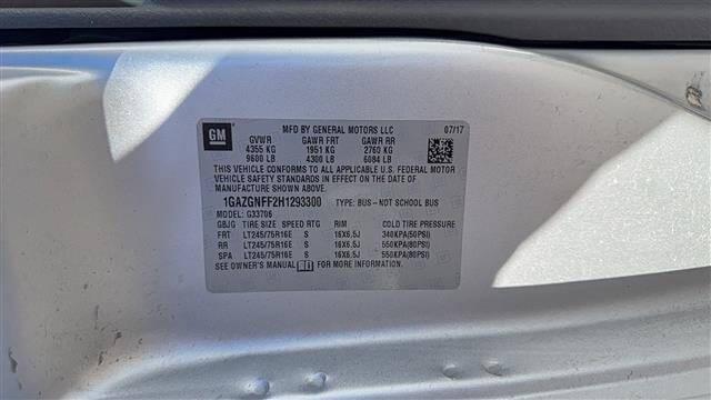 2017 Chevrolet Express LS