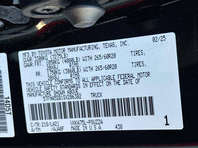 2025 Toyota Tundra Platinum