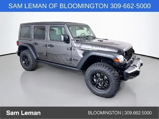 2026 Jeep Wrangler 4-Door Willys 4x4 for sale in Bloomington, IL