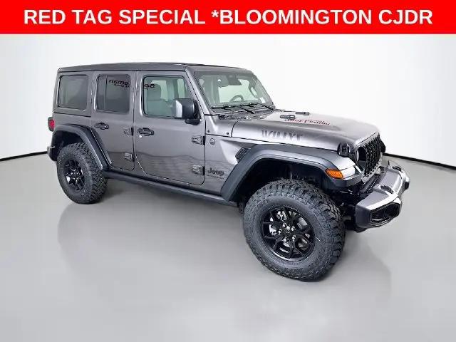 2026 Jeep Wrangler 4-Door Willys 4x4 for sale in Bloomington, IL