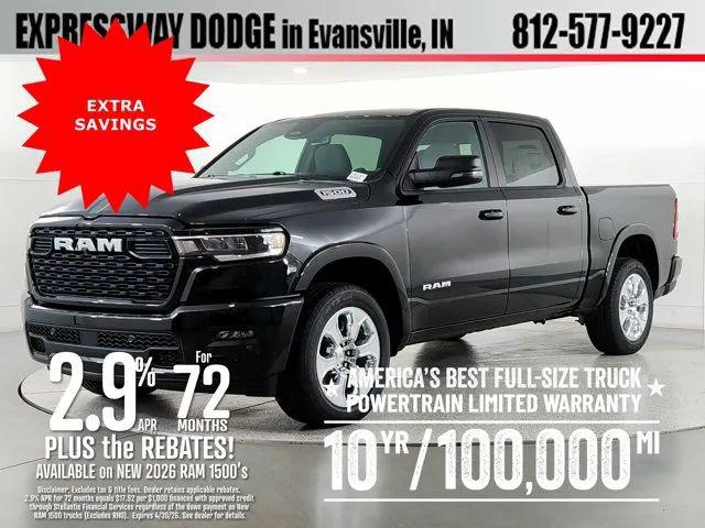 2026 Ram 1500 Big Horn Crew Cab 4x4 5'7" Box for sale in Evansville, IN