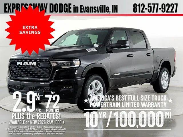 2026 Ram 1500 Big Horn Crew Cab 4x4 5'7" Box for sale in Evansville, IN