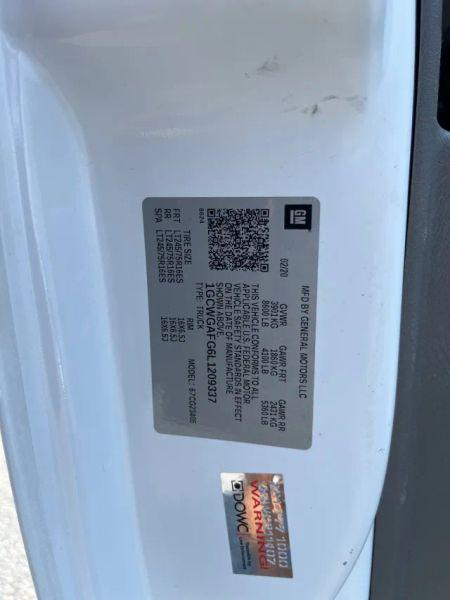 2020 Chevrolet Express Cargo Van RWD 2500 Regular Wheelbase WT