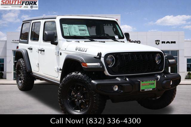 2026 Jeep Wrangler 4-Door Willys 4x4 for sale in Manvel, TX