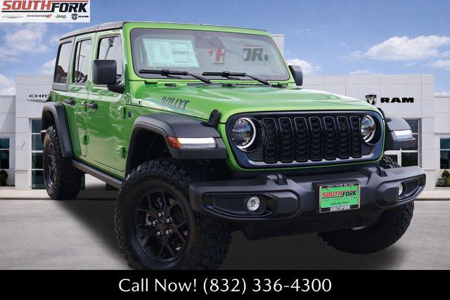2026 Jeep Wrangler 4-Door Willys 4x4 for sale in Manvel, TX