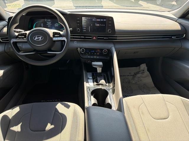 2025 Hyundai Elantra Hybrid Blue