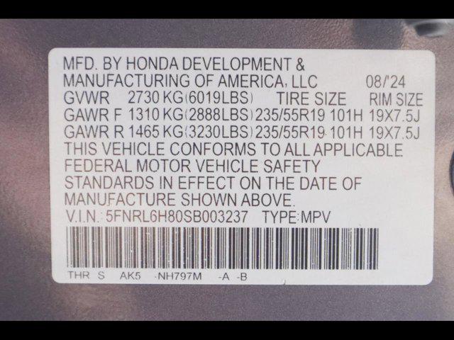 2025 Honda Odyssey Touring