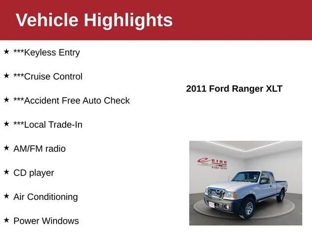 2011 Ford Ranger XLT 2011 Ford Ranger XLT