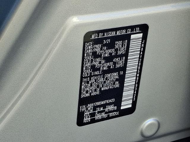 2021 Nissan Armada SL 4WD