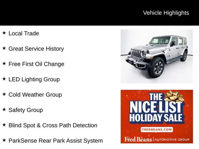 2018 Jeep Wrangler Unlimited Sahara 4x4 2018 Jeep Wrangler Unlimited Sahara 4x4