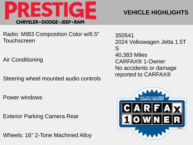 2024 Volkswagen Jetta 1.5T S