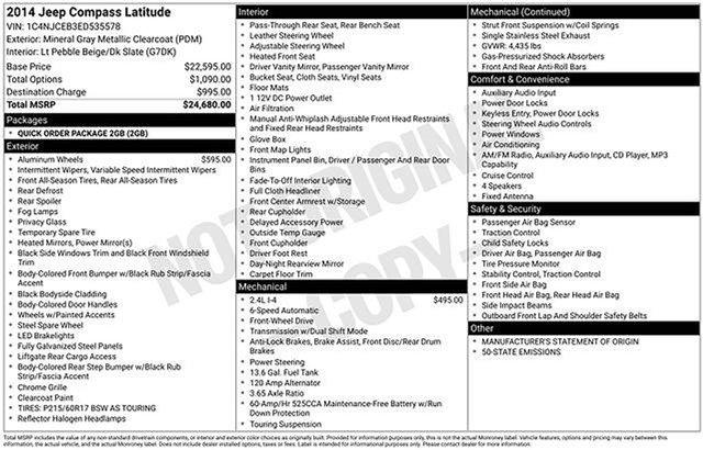 2014 Jeep Compass Latitude