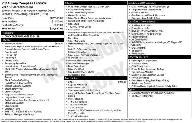 2014 Jeep Compass Latitude
