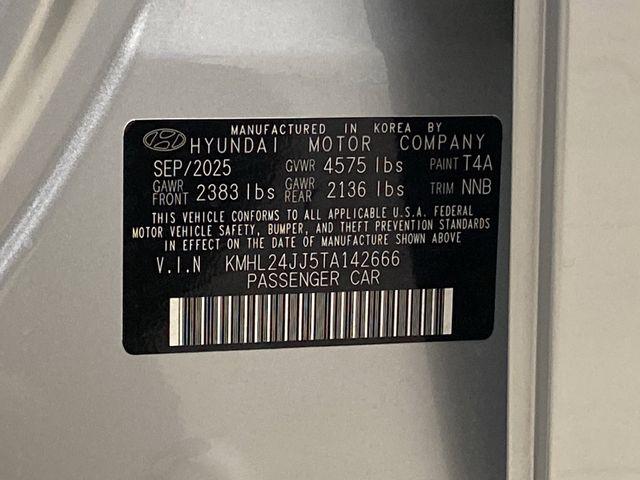 2026 Hyundai Sonata Hybrid Blue
