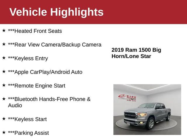 2019 RAM 1500 Big Horn/Lone Star Crew Cab 4x4 57 Box 2019 RAM 1500 Big Horn/Lone Star Crew Cab 4x4 57 Box