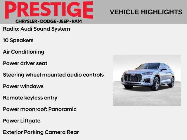 2023 Audi Q5 Sportback Premium 45 TFSI S line quattro S tronic 2023 Audi Q5 Sportback Premium 45 TFSI S line quattro S tronic
