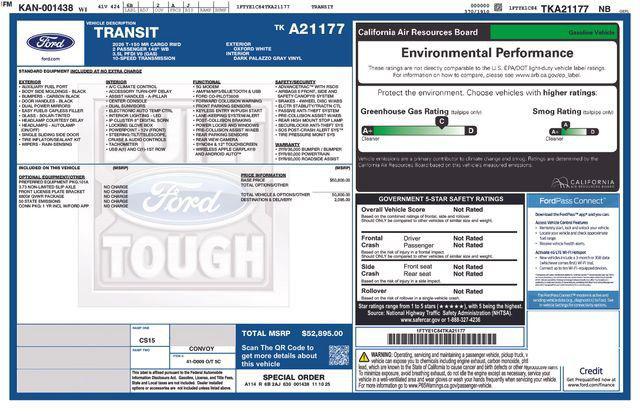 2026 Ford Transit Cargo Van Base