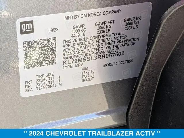 2024 Chevrolet TrailBlazer AWD ACTIV