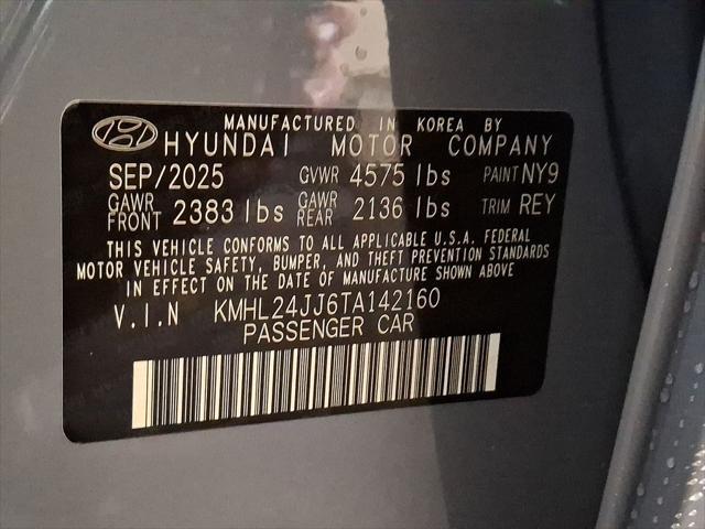 2026 Hyundai Sonata Hybrid Blue