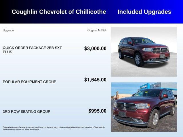 2019 Dodge Durango SXT AWD 2019 Dodge Durango SXT AWD