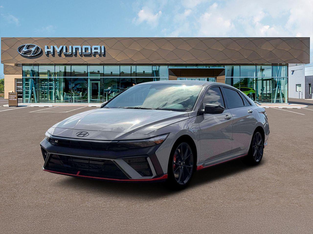 Cyber Gray 2026 Hyundai Elantra N FWD Sedan Front-Wheel Drive Manual