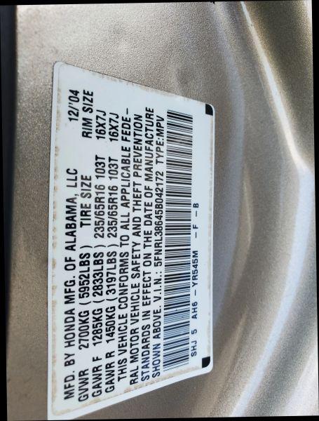 2005 Honda Odyssey EX-L