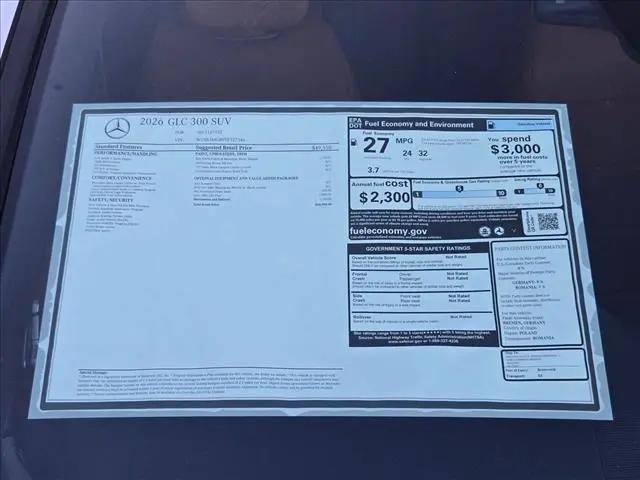 2026 Mercedes-Benz GLC GLC 300