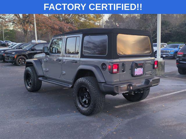 2020 Jeep Wrangler Unlimited Sport S 4X4 2020 Jeep Wrangler Unlimited Sport S 4X4