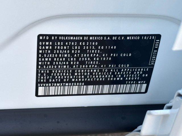 2026 Volkswagen Tiguan SE R-Line Black