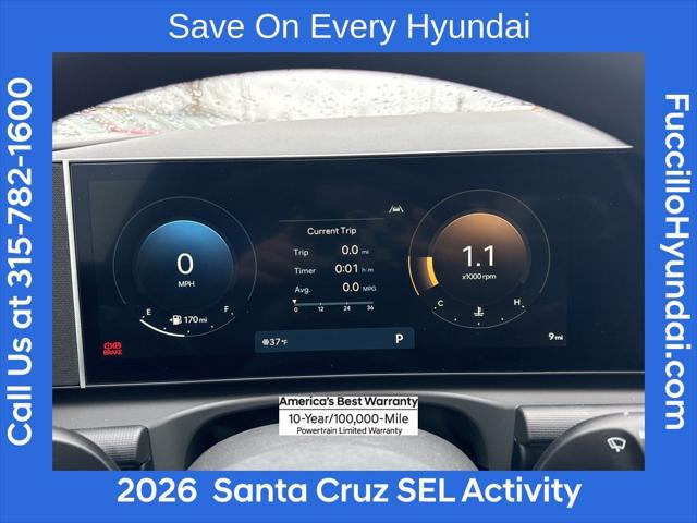 2026 Hyundai Santa Cruz SEL Activity